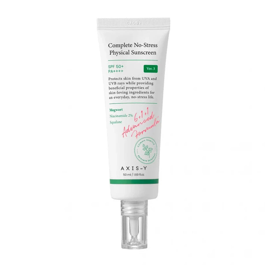 AXIS-Y Complete No-Stress Physical Sunscreen SPF 50+ 50ml