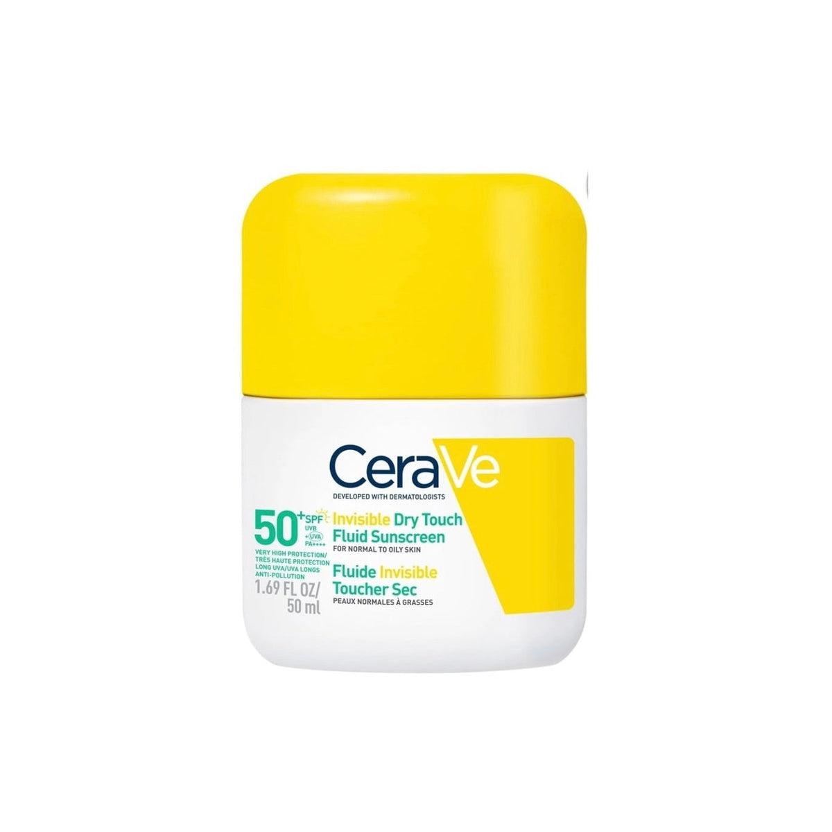 Cerave Ecran Solaire SPF 50 Fluide Invisible Toucher Sec 50ml