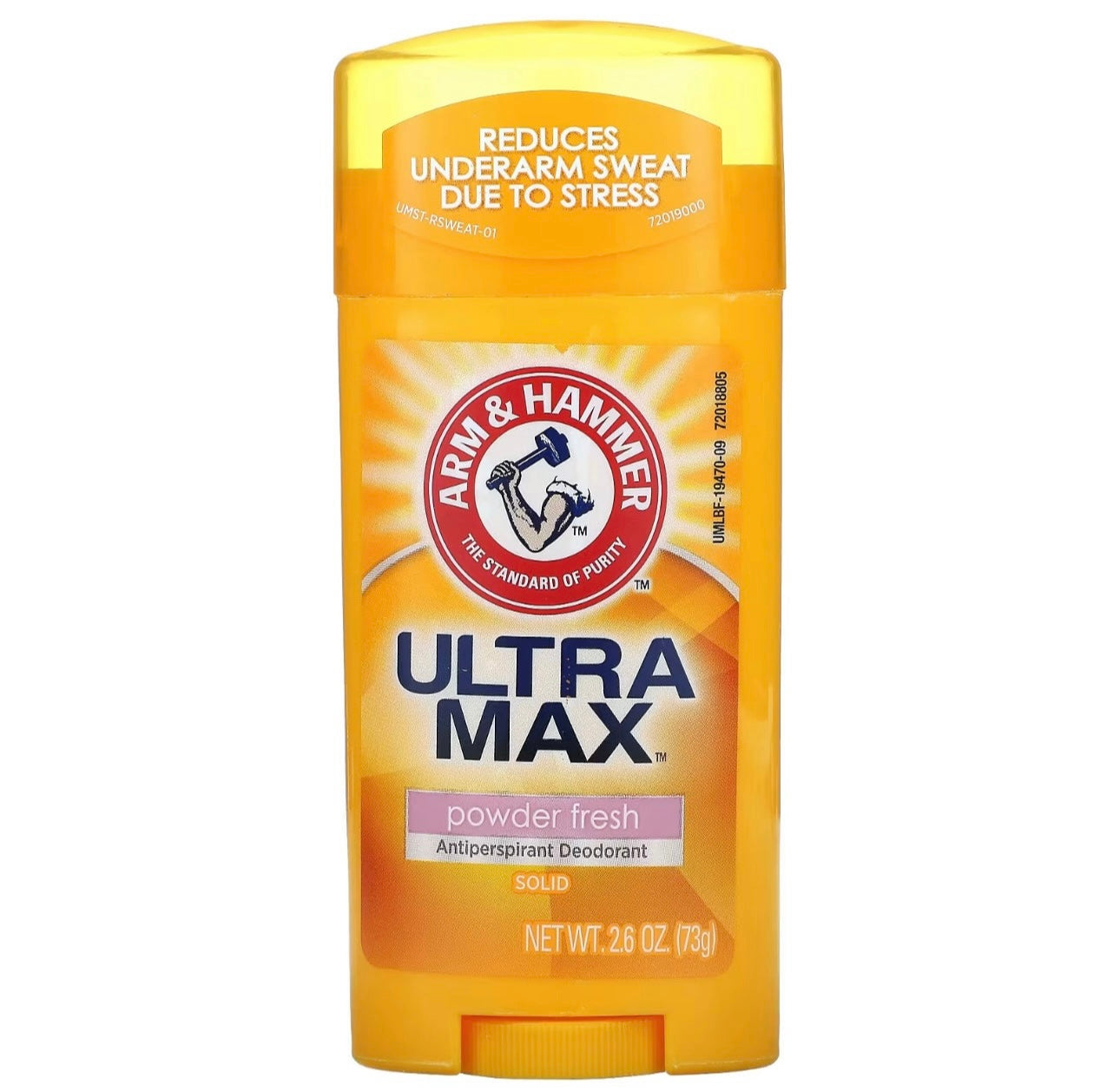 ULTRA MAX Déodorant antitranspirant Solide invisible 73g