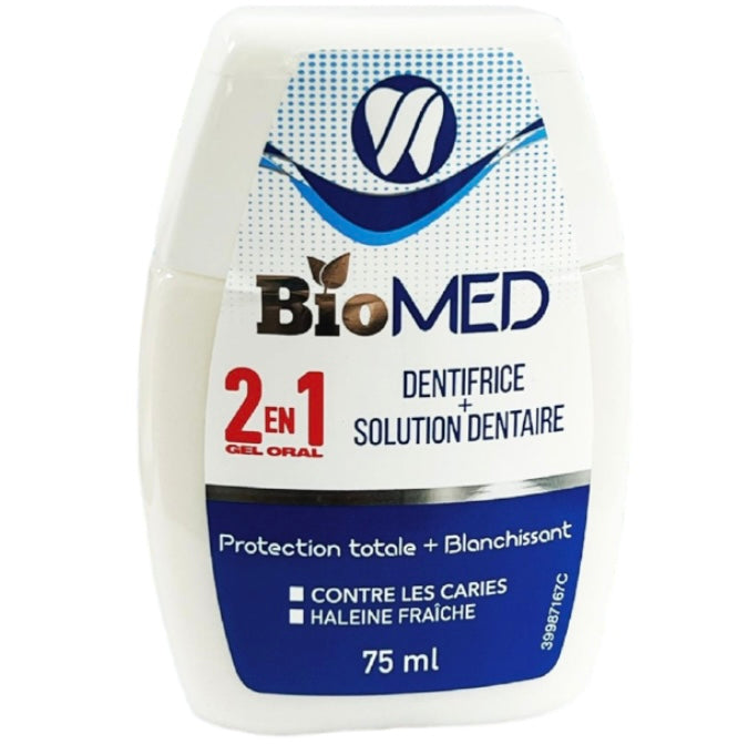 BIOMED dentifrice + solution dentaire 75ml