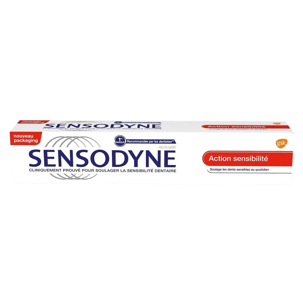 SENSODYNE dentifrice Action Sensibilité 75ml