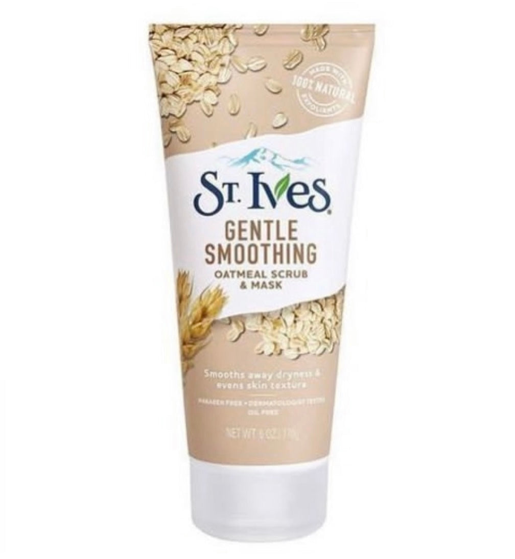 ST. IVES Gentle Smoothing Gommage et Masque Lissant Doux à L’Avoine 170G