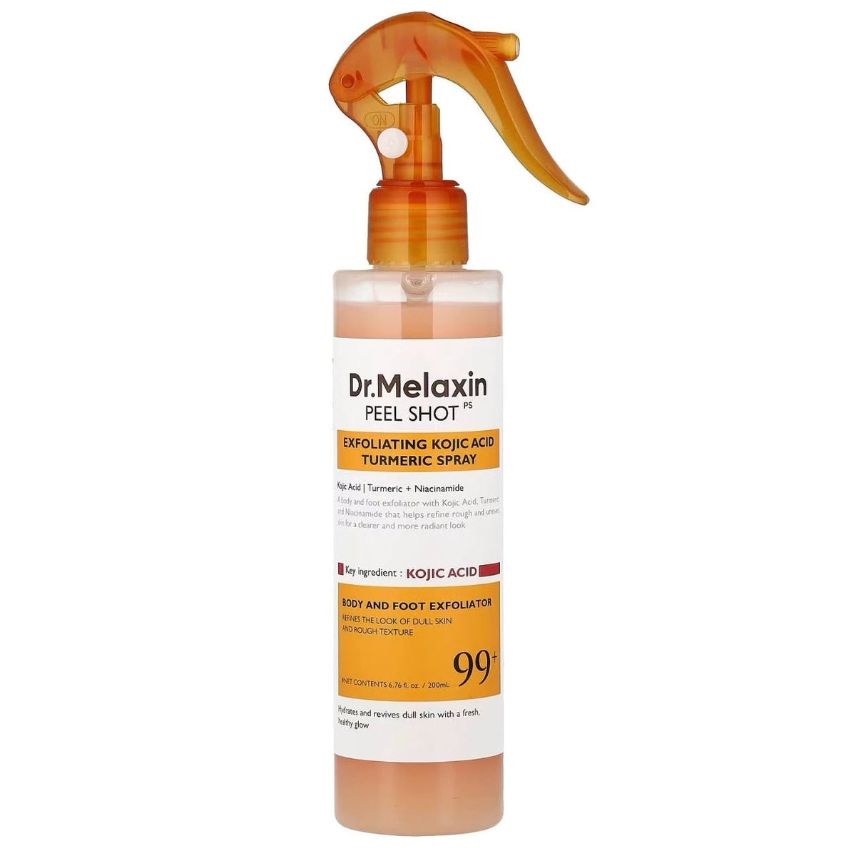 Dr MELAXIN Spray Exfoliant Acide Kojique & Curcuma 200 ml