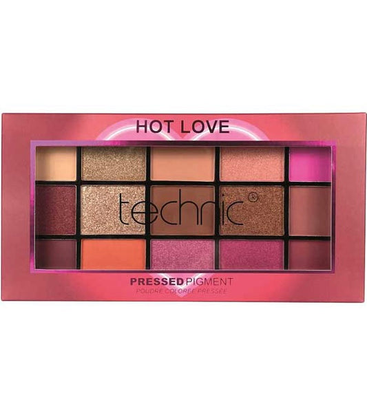 TECHNIC Hot Love Pressed Pigment Eyeshadow Palette (30gm)