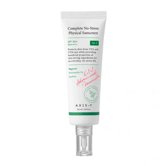 AXIS-Y Complete No-Stress Physical Sunscreen SPF 50+ 50ml
