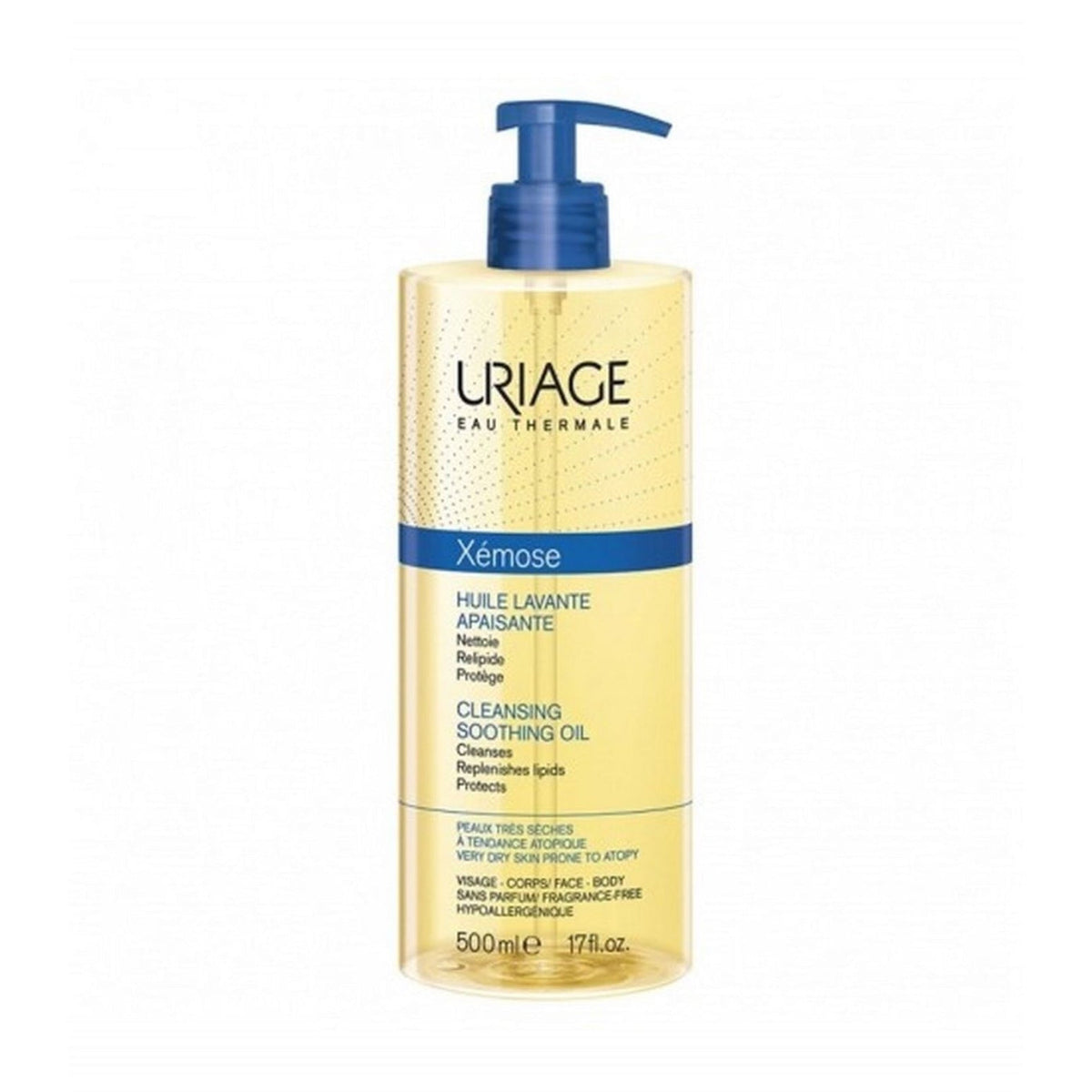 URIAGE XÉMOSE Huile Nettoyante Apaisante Visage et Corps 500ml