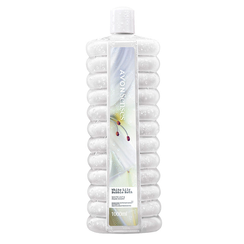 AVON SENSES Bain Moussant White Lily 1L