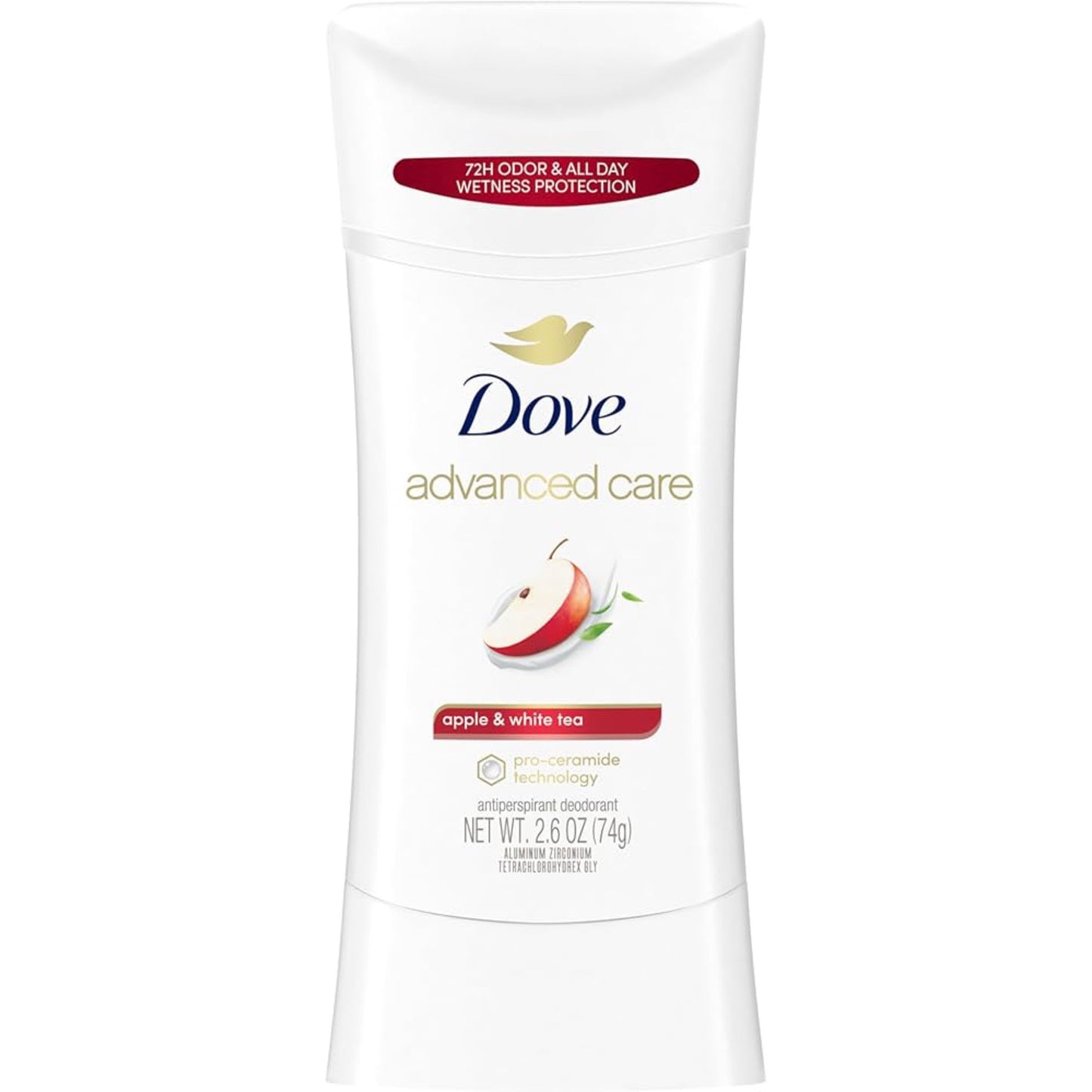 DOVE Advanced Care Apple And White Tea 74G 72h