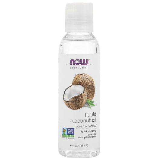 NOW Huile De Coco Liquide 100% Pure et Naturelle 118ml