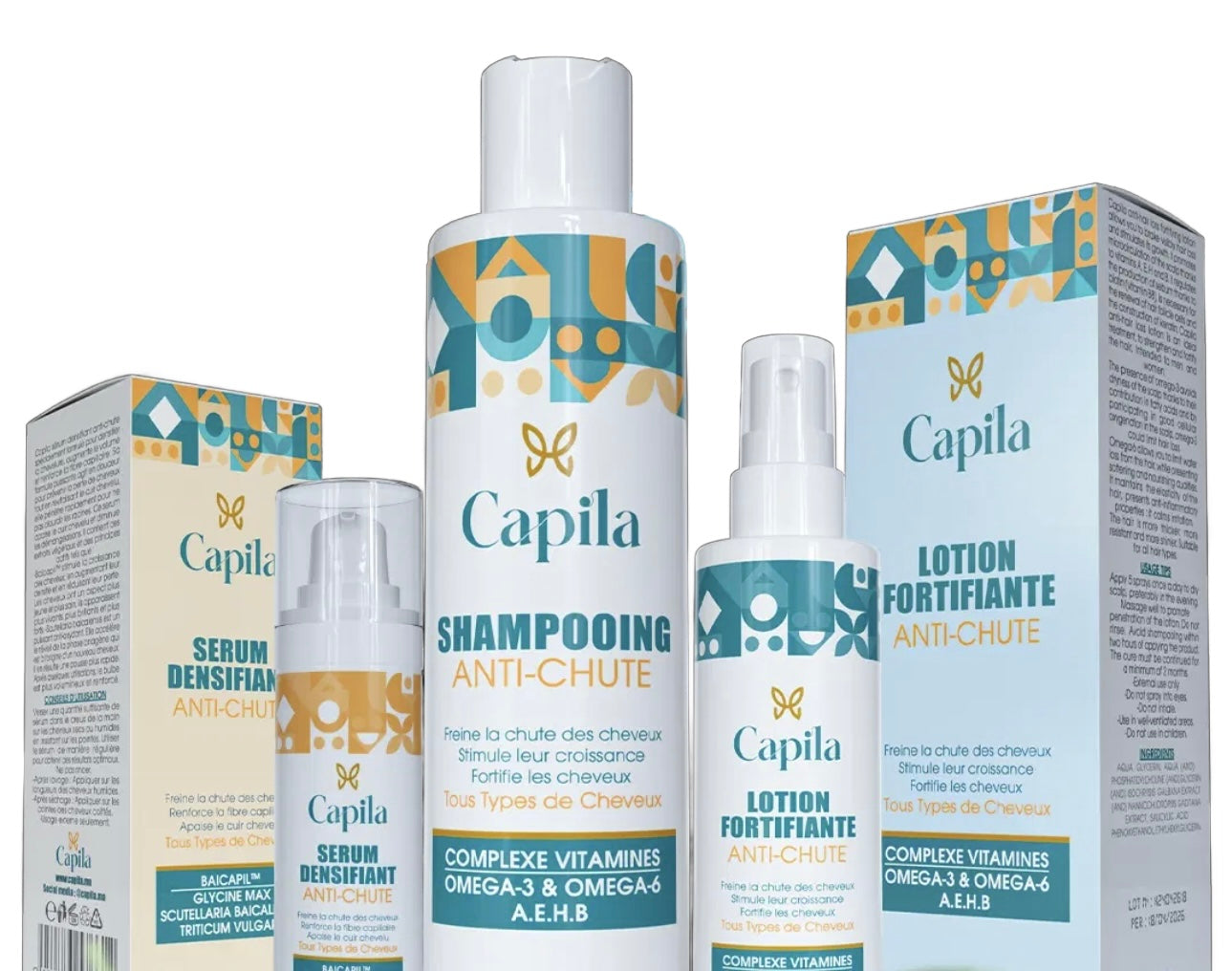 PACK CAPILA SOIN ANTI-CHUTE TOUS TYPES DE CHEVEUX