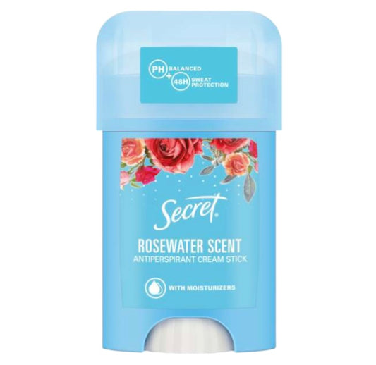 SECRET Rosewater Women's Antiperspirant Cream Stick 40ml