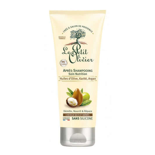 LE PETIT OLIVIER - Après-Shampoing Crème Nutrition Huile d'Olive Karité et Argan - 200ml