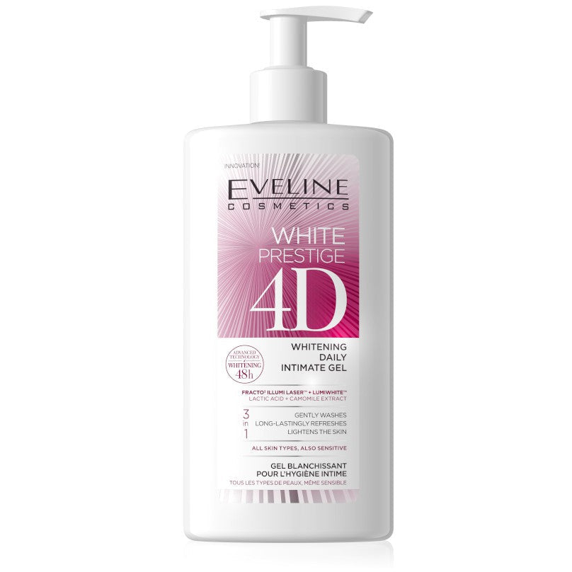 Eveline Cosmetics White Prestige 4D Gel Intime Quotidien Blanchissant - 200ml