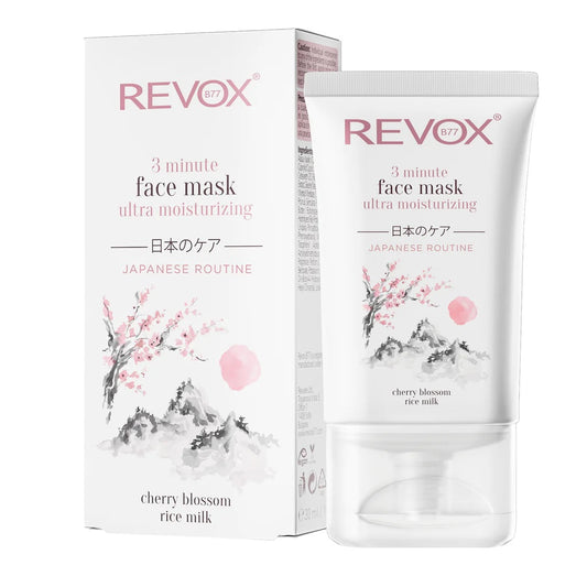 REVOX JAPANESE RITUAL 3 Minute ultra Moisturising Face Mask 30 ml