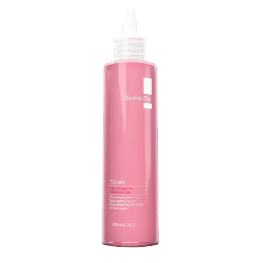 DERMADOC Toner Exfoliant Glycolic Acid 7% & Hyaluronic Acid 200ml
