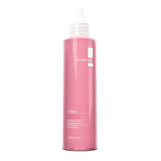 DERMADOC Toner Exfoliant Glycolic Acid 7% & Hyaluronic Acid 200ml