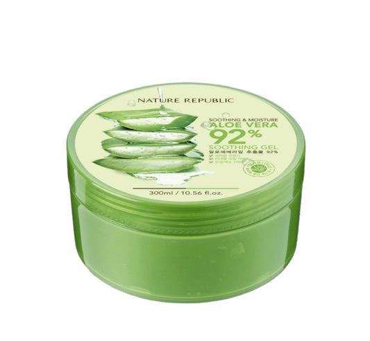 NATURE REPUBLIC - Gel Soothing & Moisture Aloe Vera 92%- 300ml