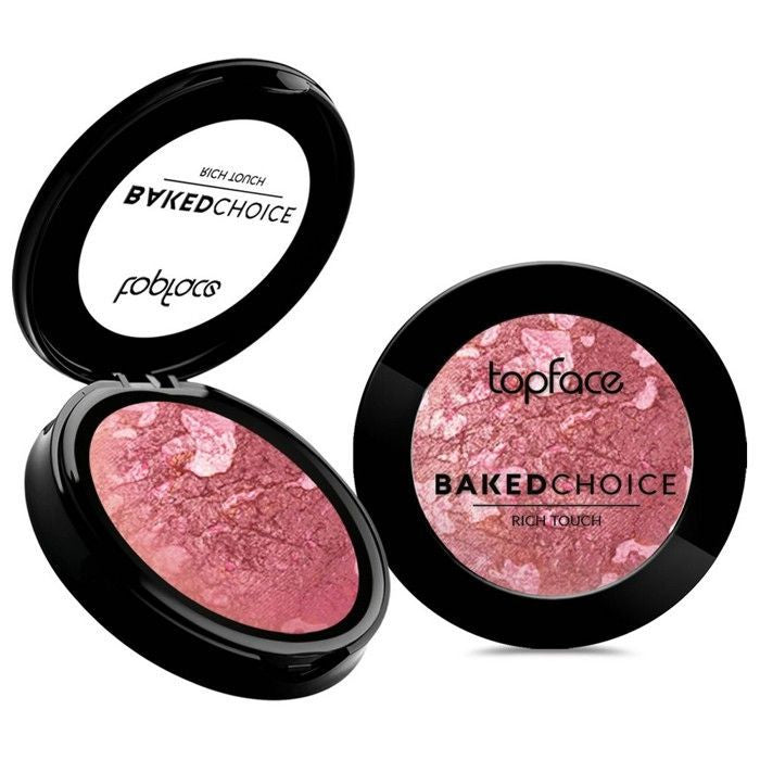 TOPFACE BAKED Choice Rich Touch Blush On 007 pink petal