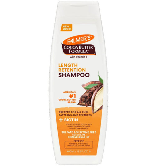 PALMER'S Cocoa Butter Formula & Biotin Length Retention Shampoo 400 ml