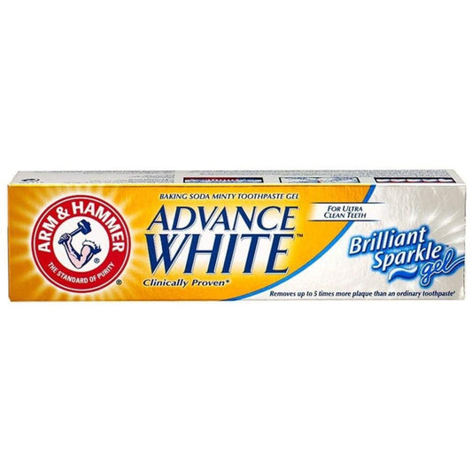 ARM & HAMMER Toothpaste Advance White Brilliant Sparkle Gel,115g