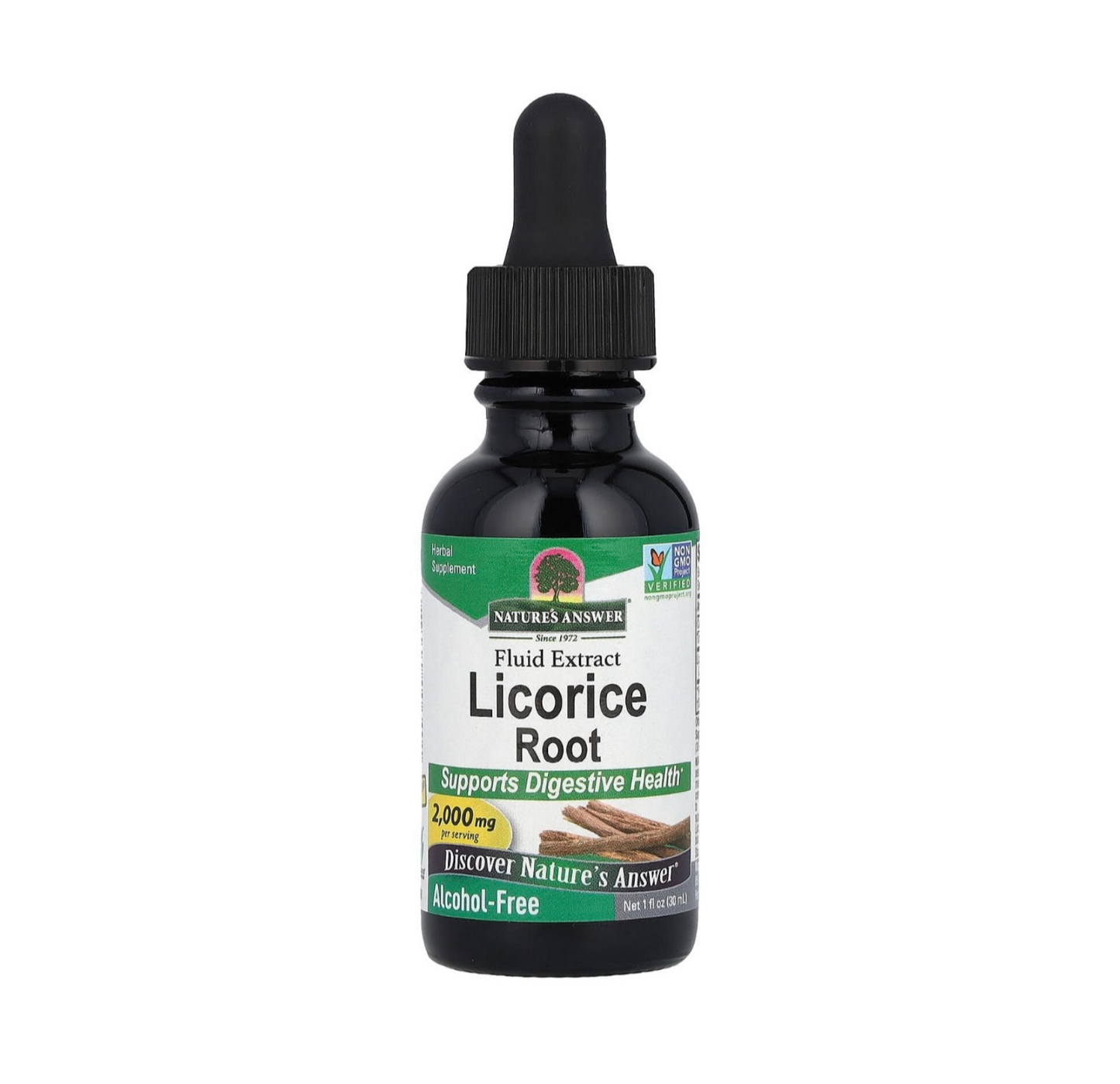 Licorice Root Racine de réglisse  2000 mg, 30 ml