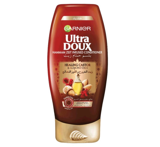 ULTRA DOUX après-Shampooing À L’huile de Ricine et D’Amande  200ml