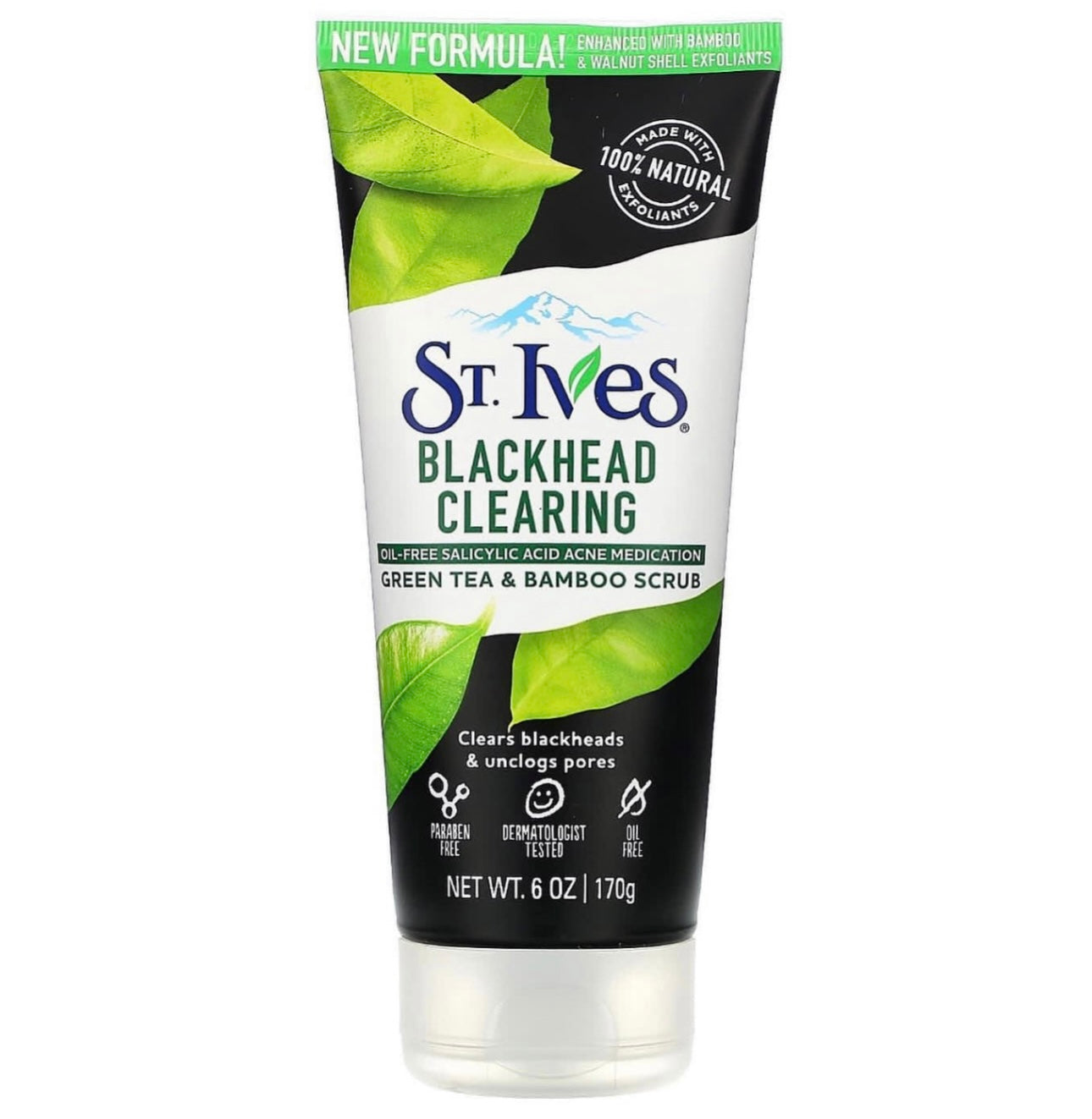 ST.IVES blackhead clearing green tea scrub 170g