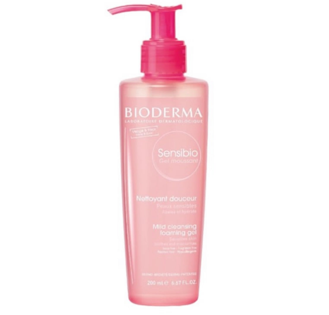 BIODERMA Sensibio Gel Moussant Nettoyant Douceur 200ml