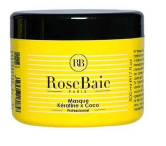 ROSEBAIE Masque huile de coco et kératine 500 ml