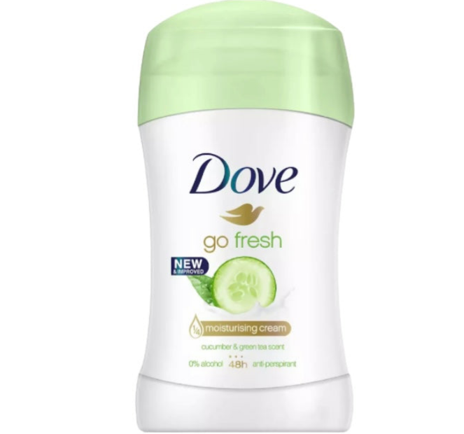 DOVE Déodorant stick anti-transpirant Go Fresh 40g