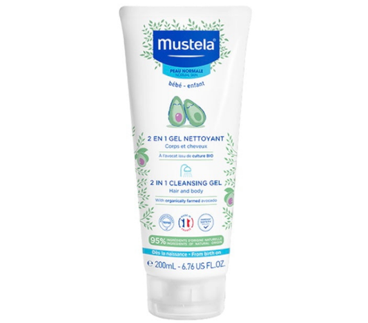 MUSTELA lait de toilette sans rinçage à l'avocat bio 200ml