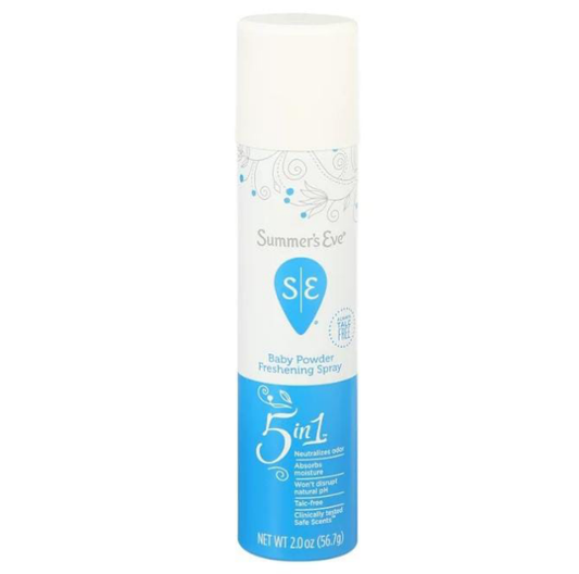 SUMMER'S eve baby powder freshening spray 56.7g