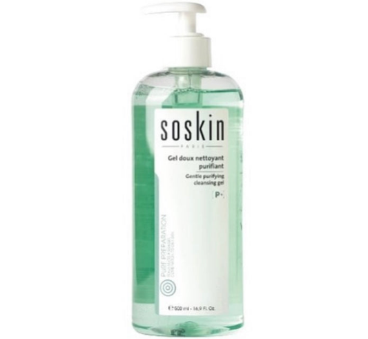 SOSKIN Gel doux nettoyant purifiant 500 ml