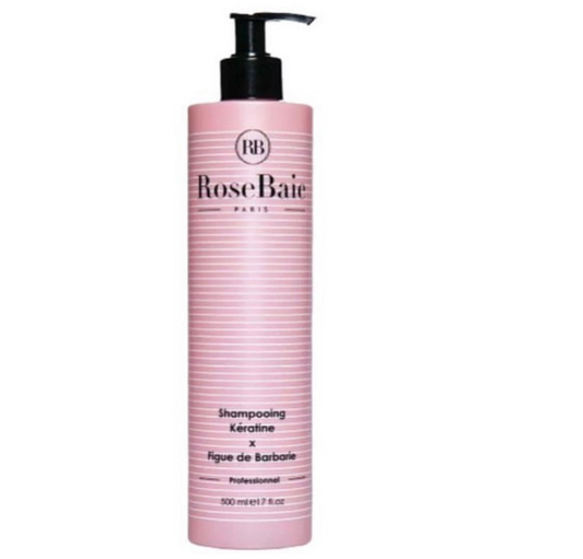 ROSEBAIE Shampoing huile de figue de barbarie et kératine 500 ml