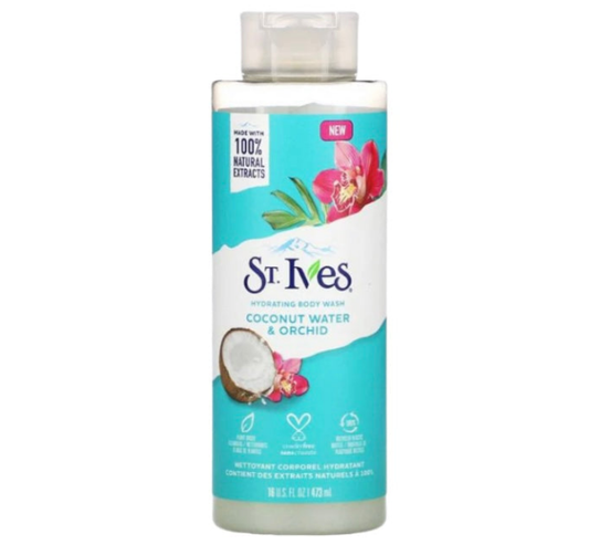 ST. IVES GEL Douche Hydratant Eau de Coco et Orchidée 473ml