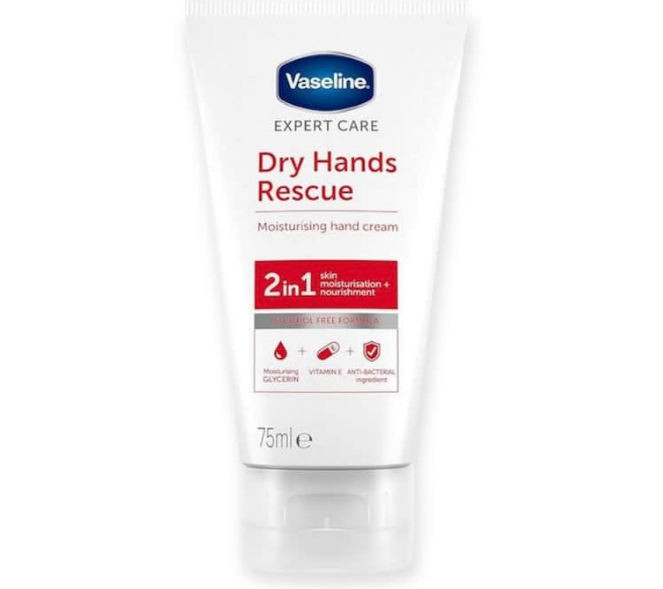 VASELINE Dry hands Rescue Moisturising Hand Cream 75ml