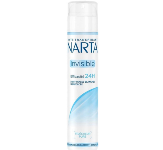 NARTA ANTI-TRANSPIRANT Invisible Anti-Trace Blanche 200ml