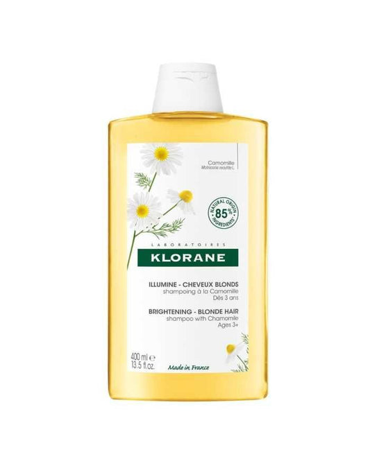 KLORANE Shampoing Reflets Blonds à la Camomille cheveux blonds à châtains 400 ml