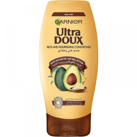 ULTRA DOUX Garnier Après-Shampooing à l’huile d’avocat et beurre de karité